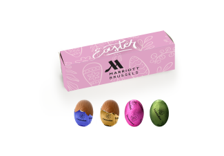Leonidas 4 chocolate easter eggs box